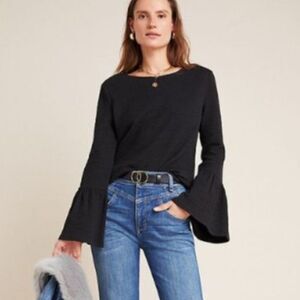 NWT Anthropologie Joan Bell-Sleeved Top | S